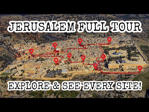 Jerusalem Full Walking Tour: Every Site with Maps & Explanations. Understand It Like Never Before!