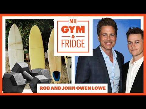 Rob and John Owen Lowe Show Off Their Gym & Fridge | Gym & Fridge | Men's Health
