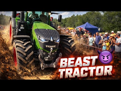 Big and little tractor show off roading best tractor
