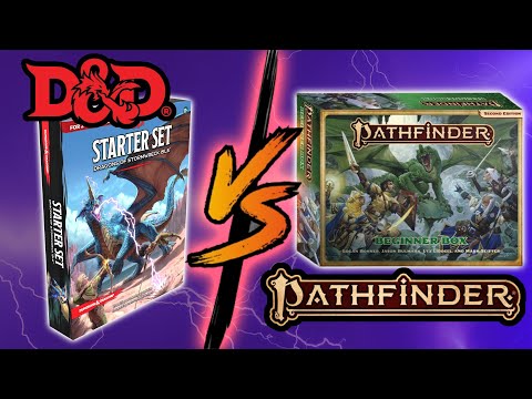 D&D Starter Set: Dragons of Stormwreck Isle VS Pathfinder Beginner Box Honest Review and Unboxing