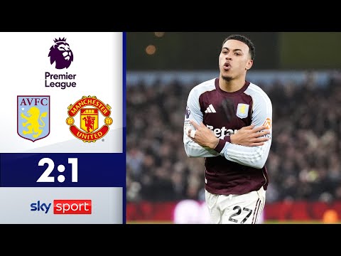 Eiskalter Rogers sorgt für zehnten Sieg in Folge! | Aston Villa - Manchester United | Premier League