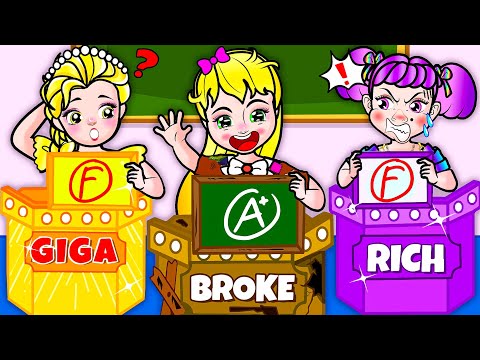 [🐾paper dolls🐾] Poor vs Rich Frozen Elsa Good Student Mother and Daughter | Rapunzel Family