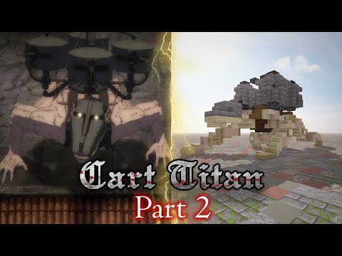 How to Build The Cart Titan 1:1 Scale in Minecraft Part 2 (Attack on Titan)
