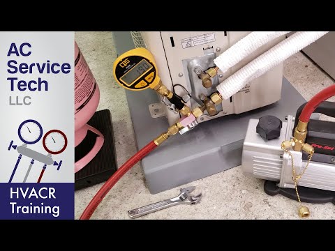 Steps to Vacuum and Charge Refrigerant on a Mini Split Unit!