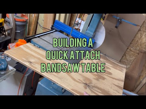 Building an Auxiliary Bandsaw Table