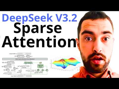 NEW DeepSeek Sparse Attention Explained - DeepSeek V3.2-Exp