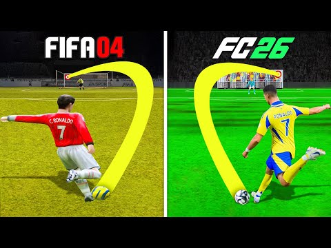 Scoring 1 Long Shot with Ronaldo in Every FIFA