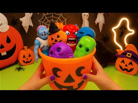 Spooky Halloween Adventure! 🎃👻 Squishies, Candy, Cakes & Creepy Crafts