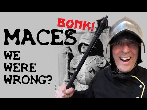 Why were FLANGED MACES ACTUALLY USED by Medieval Knights?