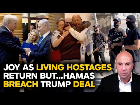 Emotional reunions for Israeli hostages but Hamas breach of Trump peace deal sparks Gaza fear
