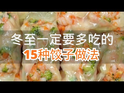 冬至一定要多吃的15种饺子做法简单好吃到连汤不剩#饺子皮的花样吃法 #饺子好吃到爆 #饺子这样包好看又好吃