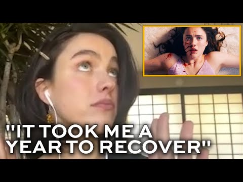 Margaret Qualley says THE SUBSTANCE terrified her