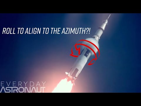 Why do cylindrical rockets roll?