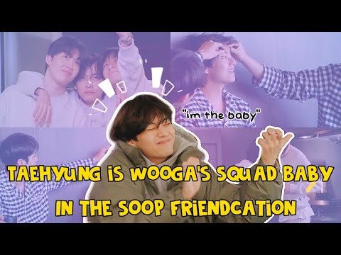 Taehyung getting babied by Wooga Squad is truly therapeutic