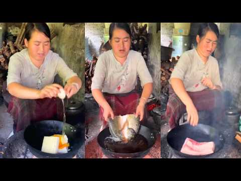 I made spicy fish head for my husband, and he loved it so much he couldn't stop eating it!