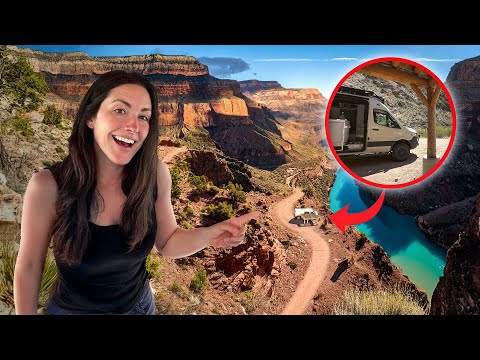 Driving & Camping at the Bottom of the Grand Canyon