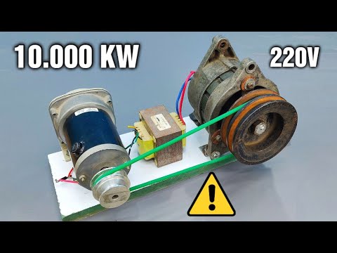 I Have Made Free Electricity with a Car Alternator - Free Energy Liberty Engine 5.0