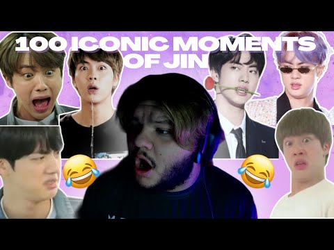 100 ICONIC MOMENTS in the HISTORY of JIN / BTS | REACTION