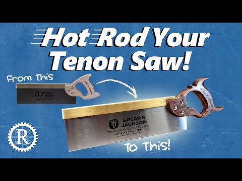 Make a budget backsaw AWESOME. Total upgrade!