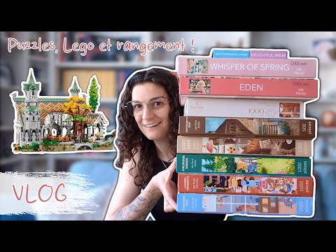 VLOG - Une montagne de puzzles, du Lego et du rangement 🧩📚