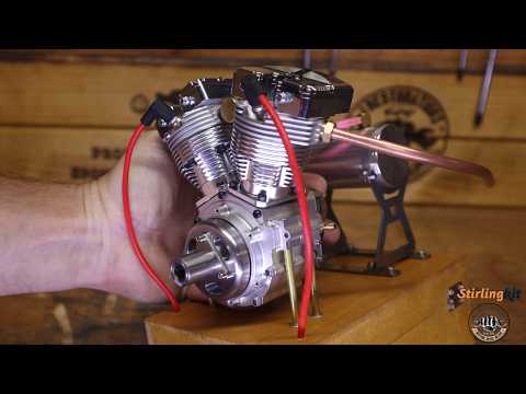 This Miniature V-Twin Motorcycle Engine is a absolute beast!