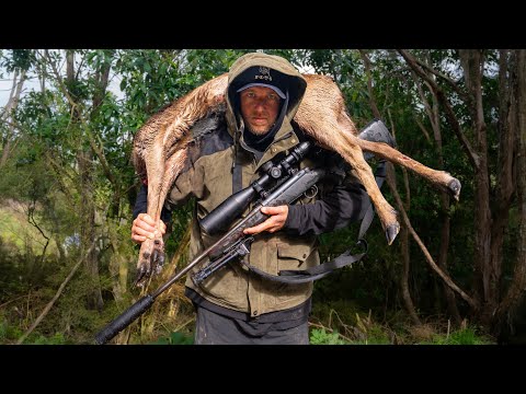 WILD DEER Catch & Cook – 400m Shot, Epic Feed by the Fire 🔥