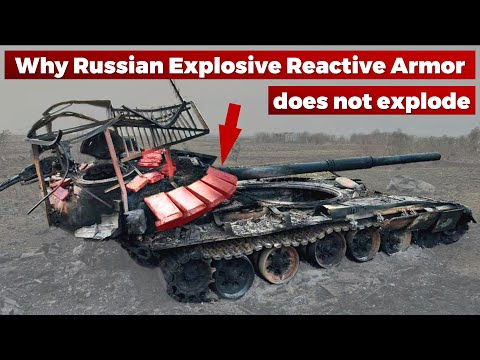 Why does Russian Explosive Reactive Armor not explode?
