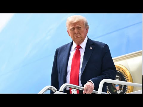 Live: Donald Trump boards Air Force One, departs for Ryder Cup in New York