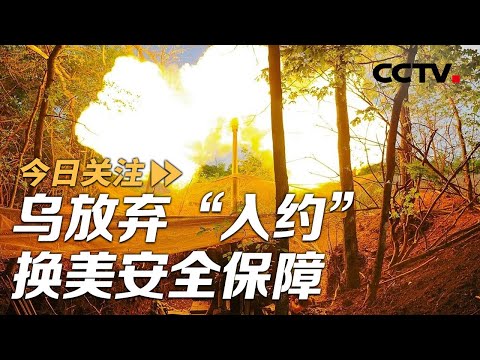 重大转变！乌放弃“入约”换美安全保障 20251215 | CCTV中文《今日关注》