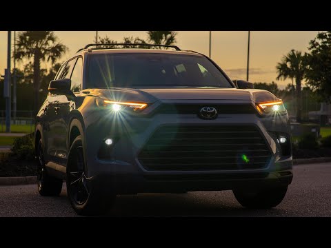 👉AT NIGHT: 2025 Toyota Grand Highlander - Night Review + Night Drive