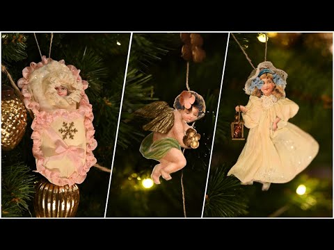 DIY Victorian style Christmas ornaments!