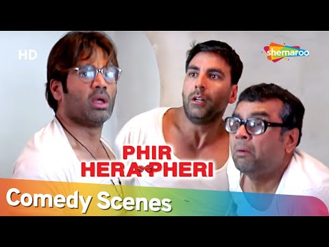 Phir Hera Pheri | Most Popular Comedy Scenes | Paresh Rawal - Akshay Kumar - Suniel Shetty
