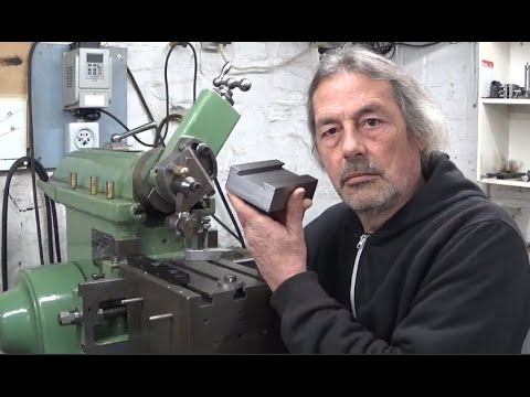 Cutting a dovetail on the shaper.