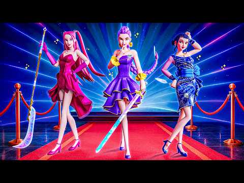 RUMI, MIRA & ZOEY GLOW UP! KPop Demon Hunters Animation