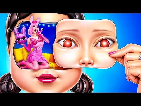 ¡El Juego del Calamar con Superhéroes! ¡Desafío del Escondite!