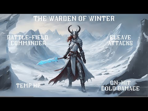 The Warden of Winter: Ranger/Cleric [Dungeons and Dragons 2024 5th Edition Character Build]