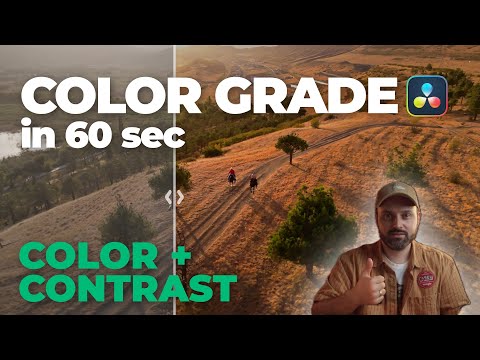 Fast Color Grading Tutorial (Drone Footage in DaVinci Resolve)