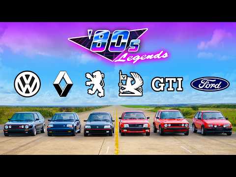 EVERY 80s Hot Hatch Icon: DRAG RACE