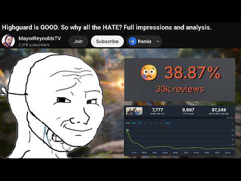 Highguard fanboy CANNOT HANDLE the hate...