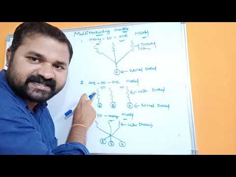 Multi-threading Models in operating system || Many to one  || Many to many || one to one