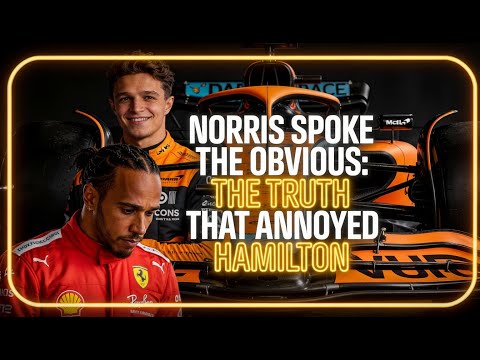 Did Norris PROVOKE or simply state the OBVIOUS? The truth about the DUEL with Hamilton.