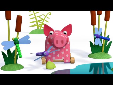 Зёрнышко – Все серии подряд – Серия 12 – Деревяшки | Развивающий мультик для малышей