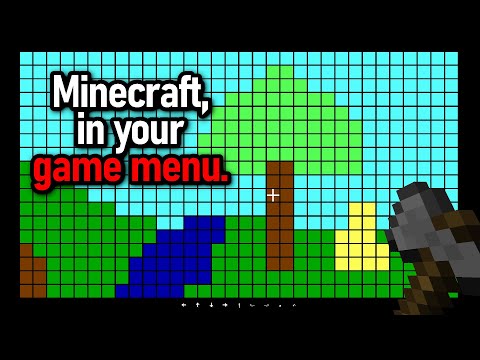 The Minecraft Menu can now play Minecraft.