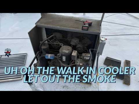 UH OH THE WALK IN COOLER LET OUT THE SMOKE