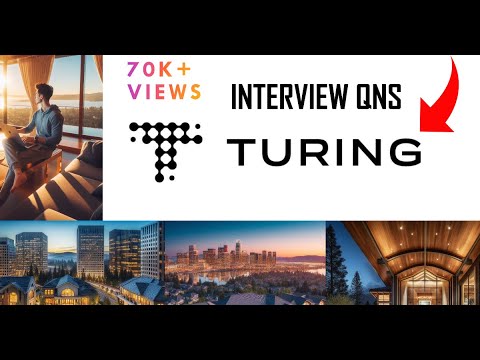 Turing Interview Questions | Remote Work USA | Ai Master Ruturaj