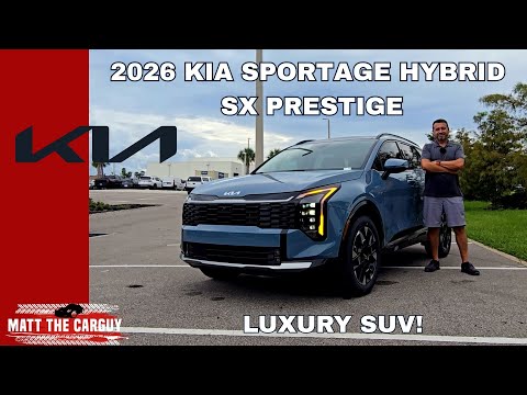 So close to perfect ! 2026 Kia Sportage Hybrid SX Prestige review and test drive.