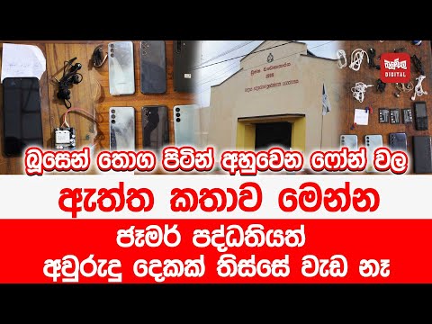 බූසෙන් තොග පිටින් අහුවෙන ෆෝන් වල ඇත්ත කතාව මෙන්න