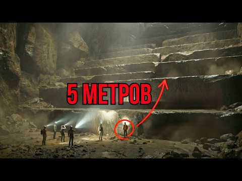 Вход в «Зал Гигантов» найден: Ступени высотой 5 метров. Кто здесь жил?