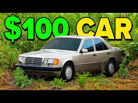 Buying an ABANDONED Mercedes for $100 and Bringing it BACK TO LIFE!