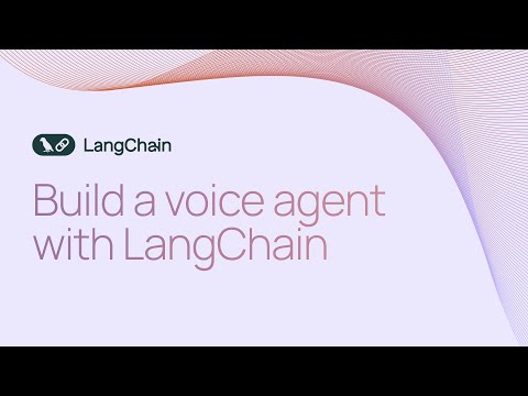 Build a voice agent with LangChain